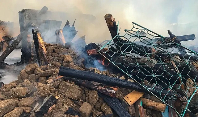 Yangın komşulara sıçradı... 6 ev küle döndü!