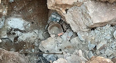 Kaçak kazıya suçüstü; 3 gözaltı