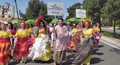 14. Alaçatı Ot Festivali kortejinin en renkli grubu oldular !