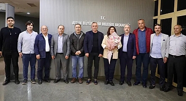 Başkan Çerçioğlu’na Nazilli Afyonlular Derneği’nden ziyaret