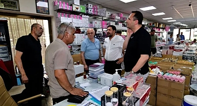 Eşki'den esnaf ziyaretinde yatırım mesajı!