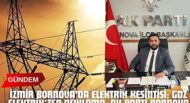 İzmir Bornova'da Elektrik Kesintisi: GDZ Elektrik’ten Açıklama, AK Parti Bornova İlçe Başkanı’ndan Destek Mesajı