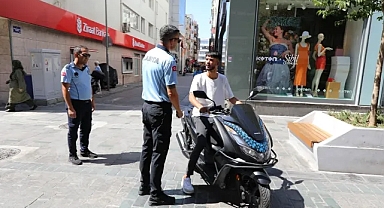 Yaya yollarında scooter ve motora geçit yok