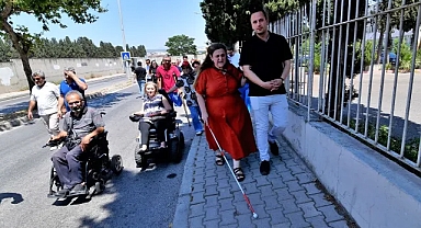 Başkan Eşki'den 'engelleri aşan' yürüyüş