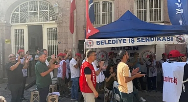 Büyükşehir önünde çadırlı eylem!