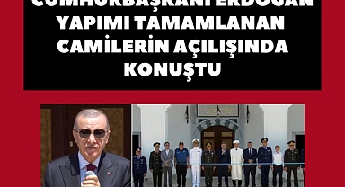 Gaziemir'e Yeni Cami! Cumhurbaşkanı Erdoğan Canlı Açılış Yaptı, İzmir Protokolü Törende
