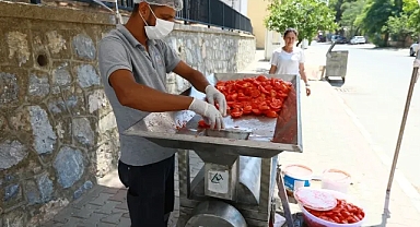 Selçuk'ta kışlık salça hazırlıkları başlıyor