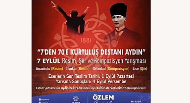 Aydın'da 7 Eylül temalı yarışma