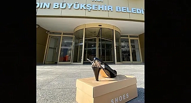 Çerçioğlu'na kırık topuklu protesto!