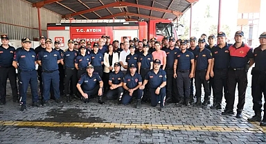 Çerçioğlu'ndan ateş savaşçılarına ziyaret