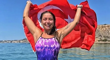 İzmirli yüzücü tarihe geçti!