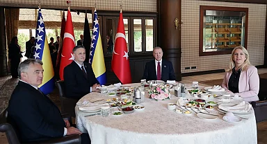 Başkan Erdoğan, Bosna Hersek Devlet Başkanlığı Konseyi üyeleriyle görüştü